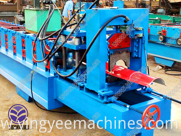 building material roofing ridge making machine/steel roof ridge roof roll former equipment